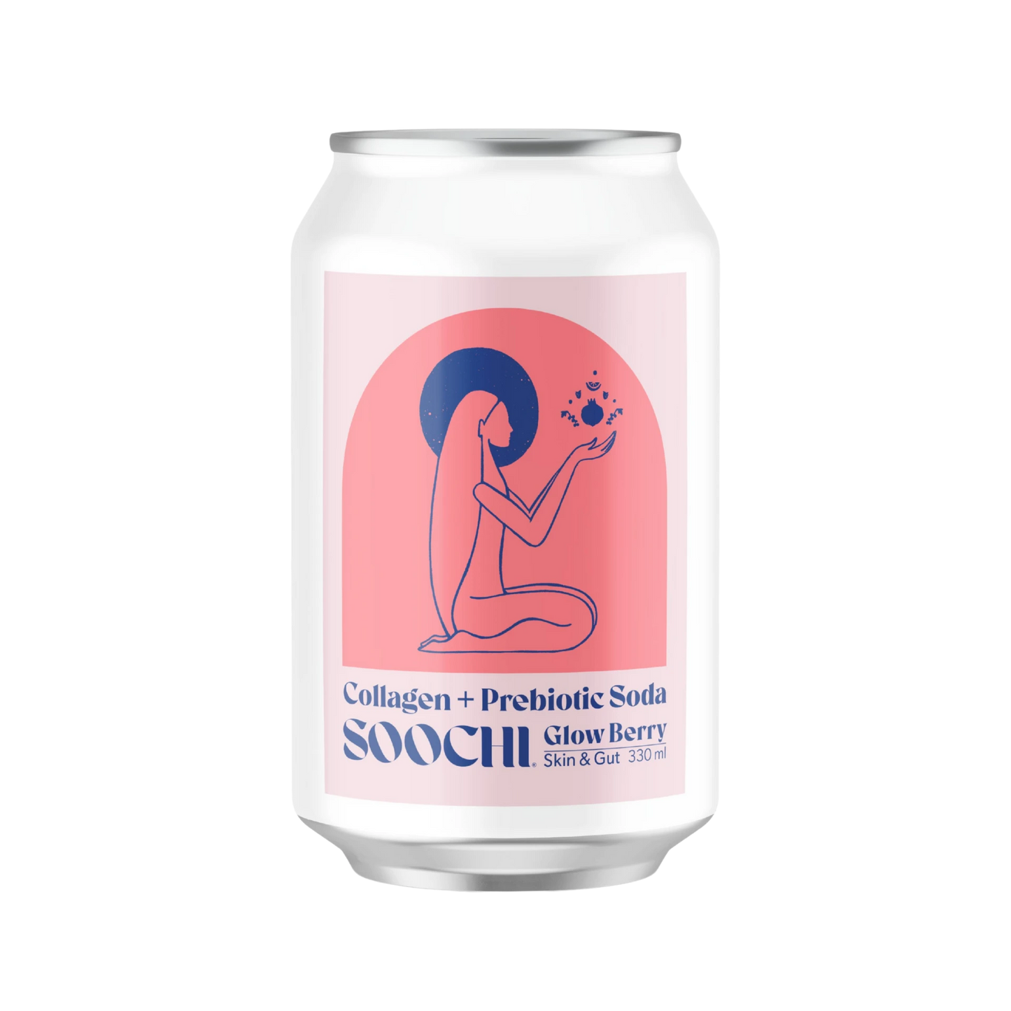 Soochi Drinks - Collagen + Prebiotic Soda - Glow Berry
